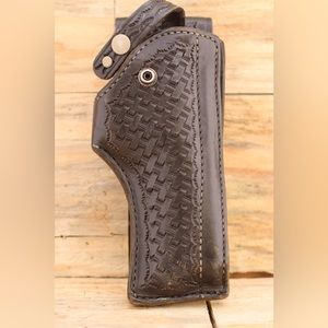 Bucheimer sheriff black leather holster 35